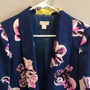 NWOT J. Crew Floral Blazer